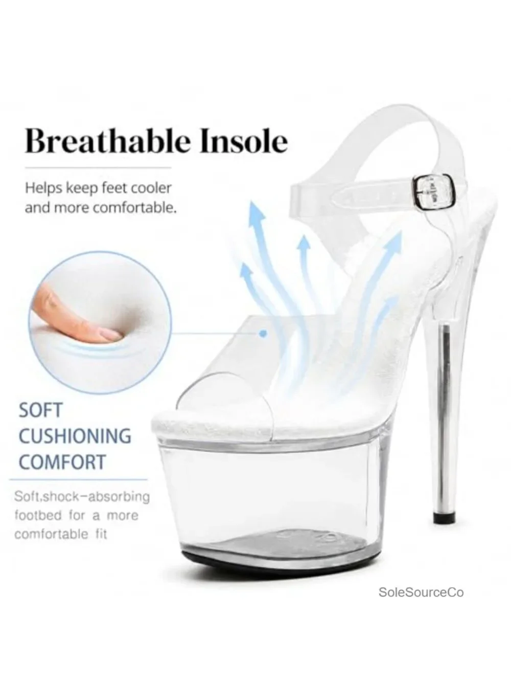 Clear Platform Heels 7